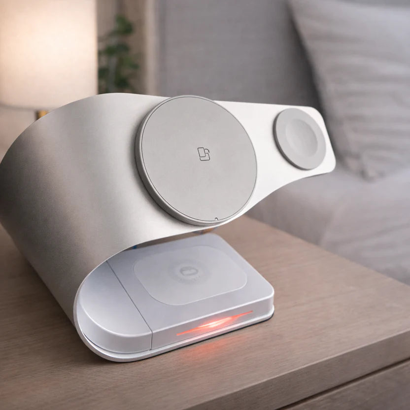 4-in-1 Metal Shell Wireless Charger