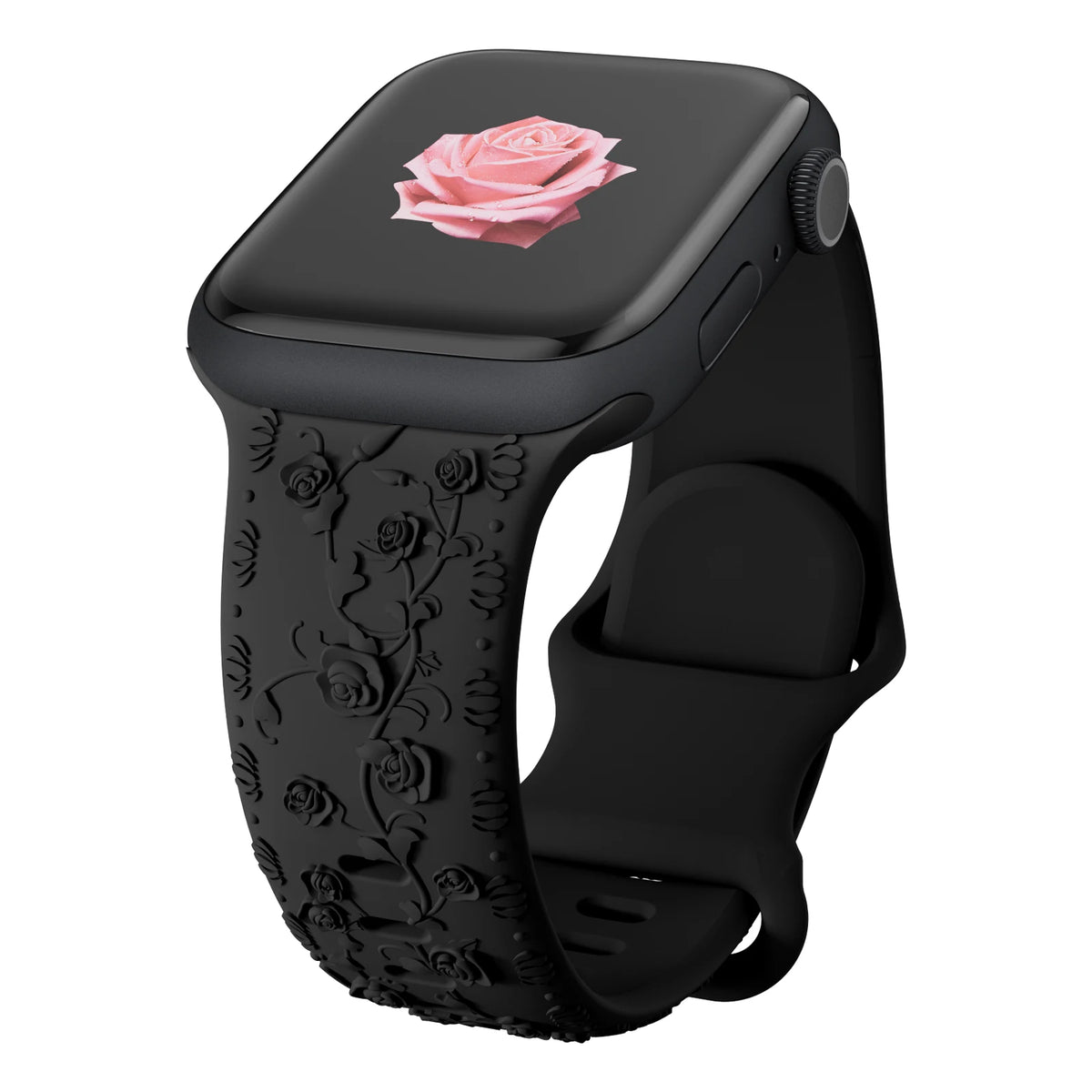 Floral Engraved Sports Bands