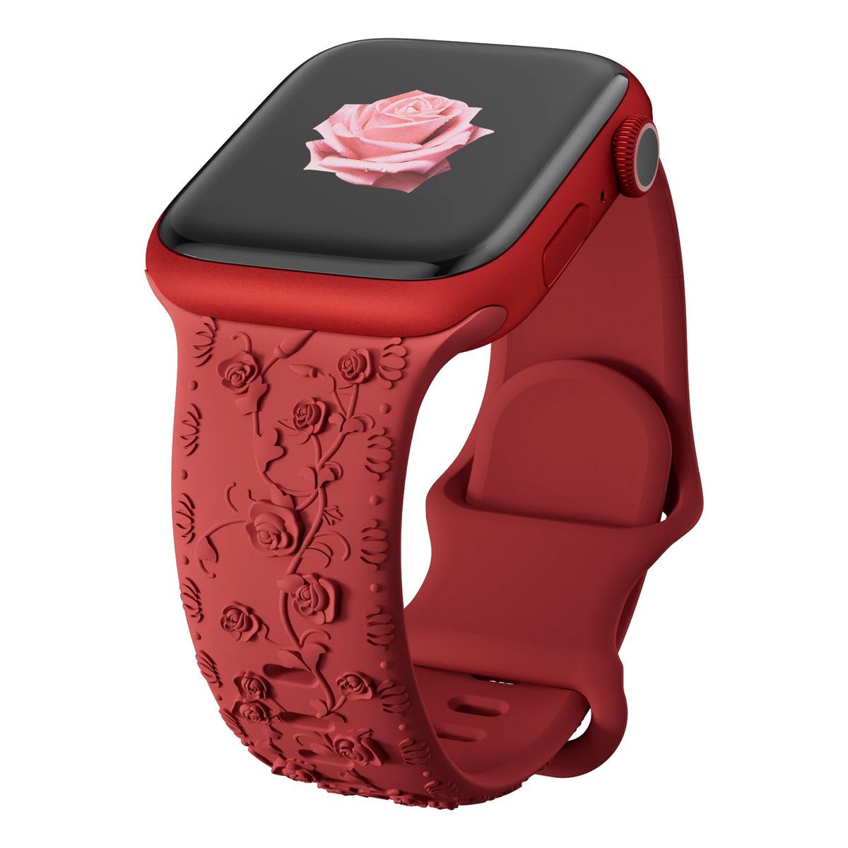 Floral Engraved Sports Bands