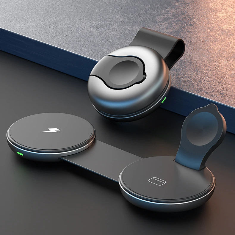 3-In-1 Foldable Travel Charger