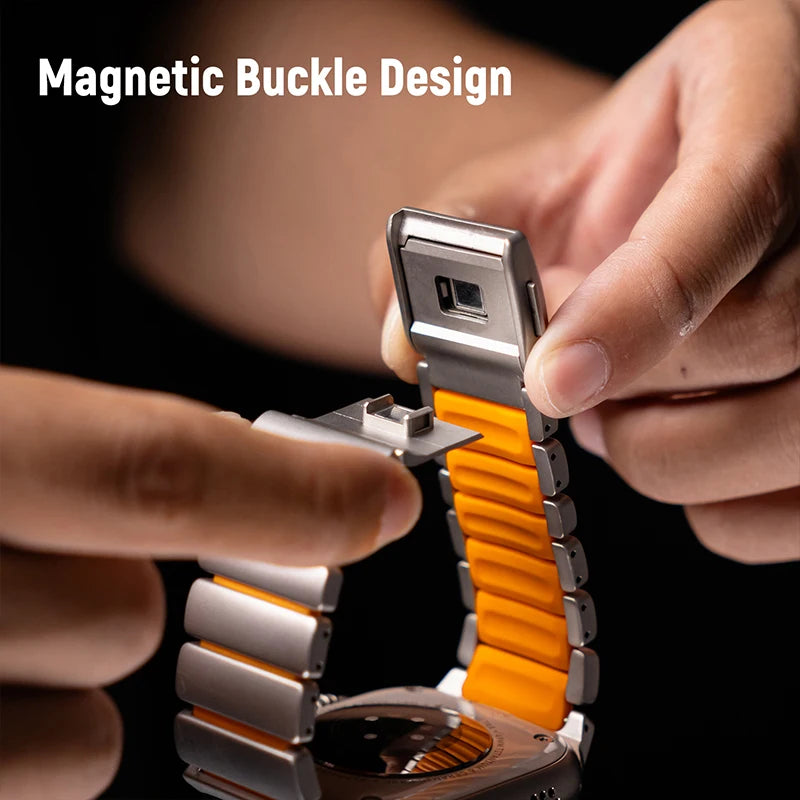 Titanium Magnetic Straps