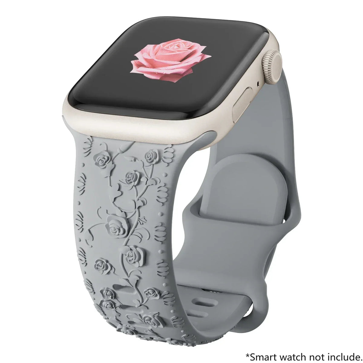 Floral Engraved Sports Bands