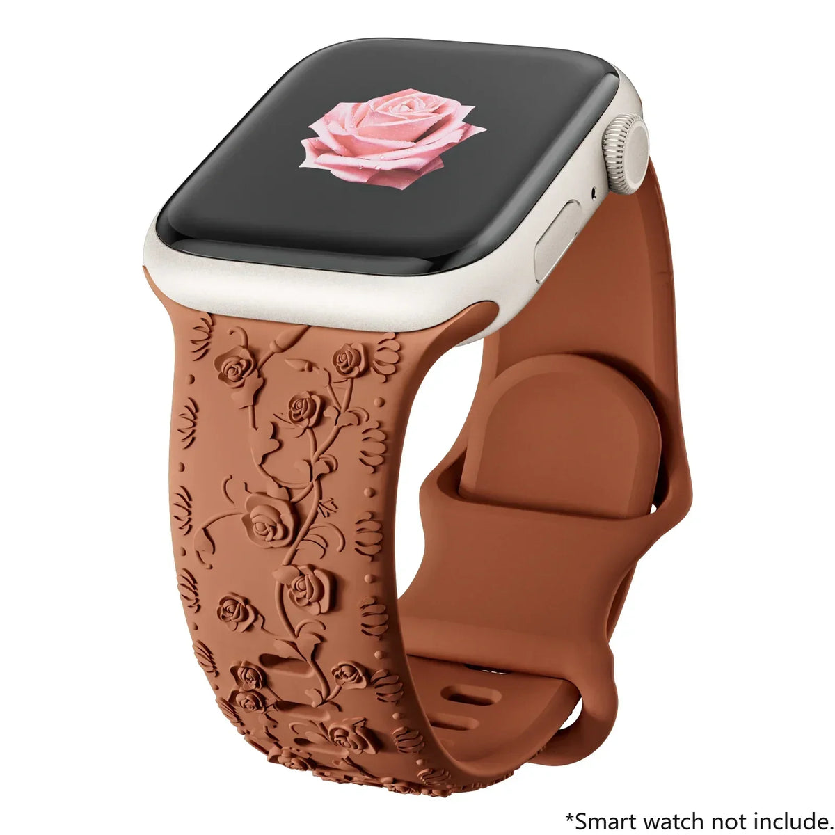 Floral Engraved Sports Bands