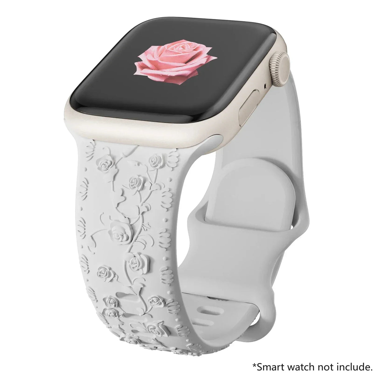 Floral Engraved Sports Bands