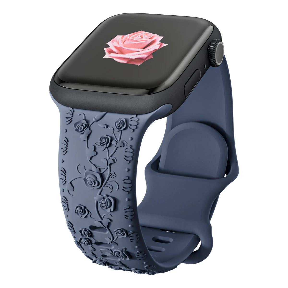 Floral Engraved Sports Bands