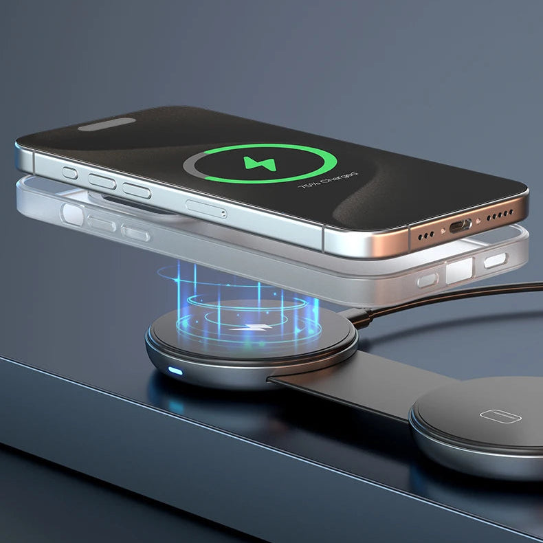 3-In-1 Foldable Travel Charger