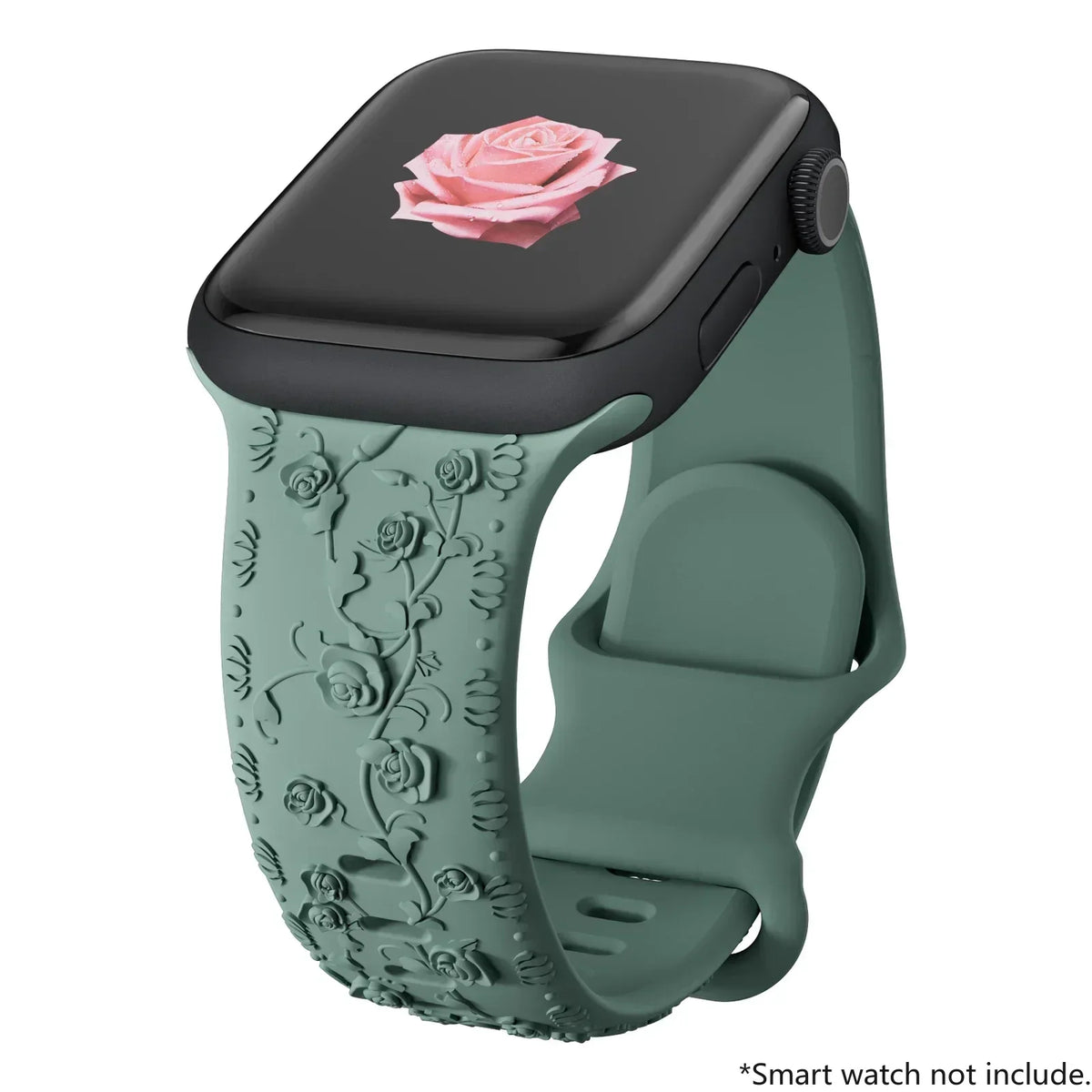 Floral Engraved Sports Bands